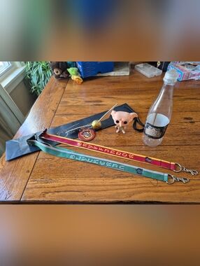 Harry Potter Gryffindor & Slytherin Lanyard Set - Red & Green